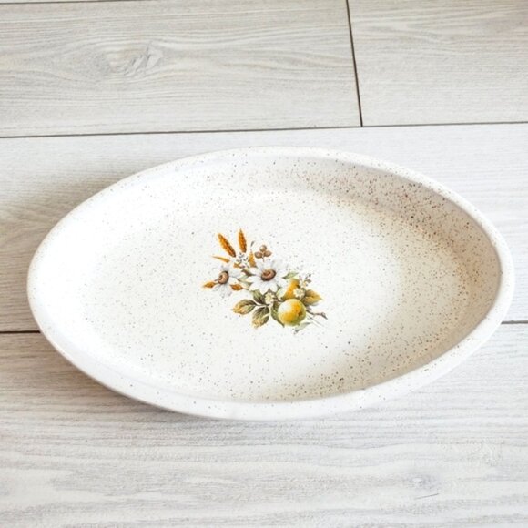 Blue Mountain Other - Blue Mountain Pottery Bakewear Country Charm Cottage Vintage Oval Baking Dish
